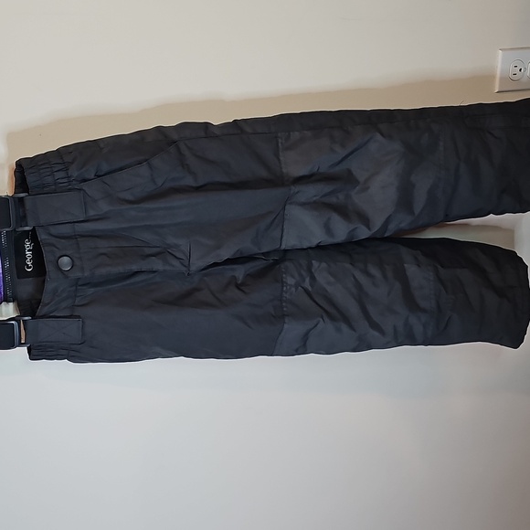George Medium Black Snow Pants with Suspenders - Picture 3 of 7